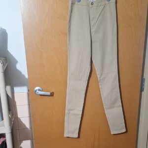 SWANK Tan Skinny Jeans for Casual Wear